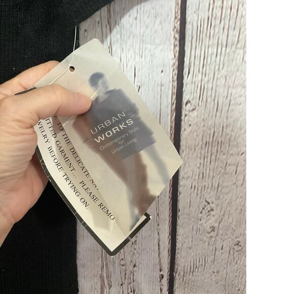 NWT 90’s Urban Works Beaded Sweater Size Small Angora Blend - Picture 2 of 8